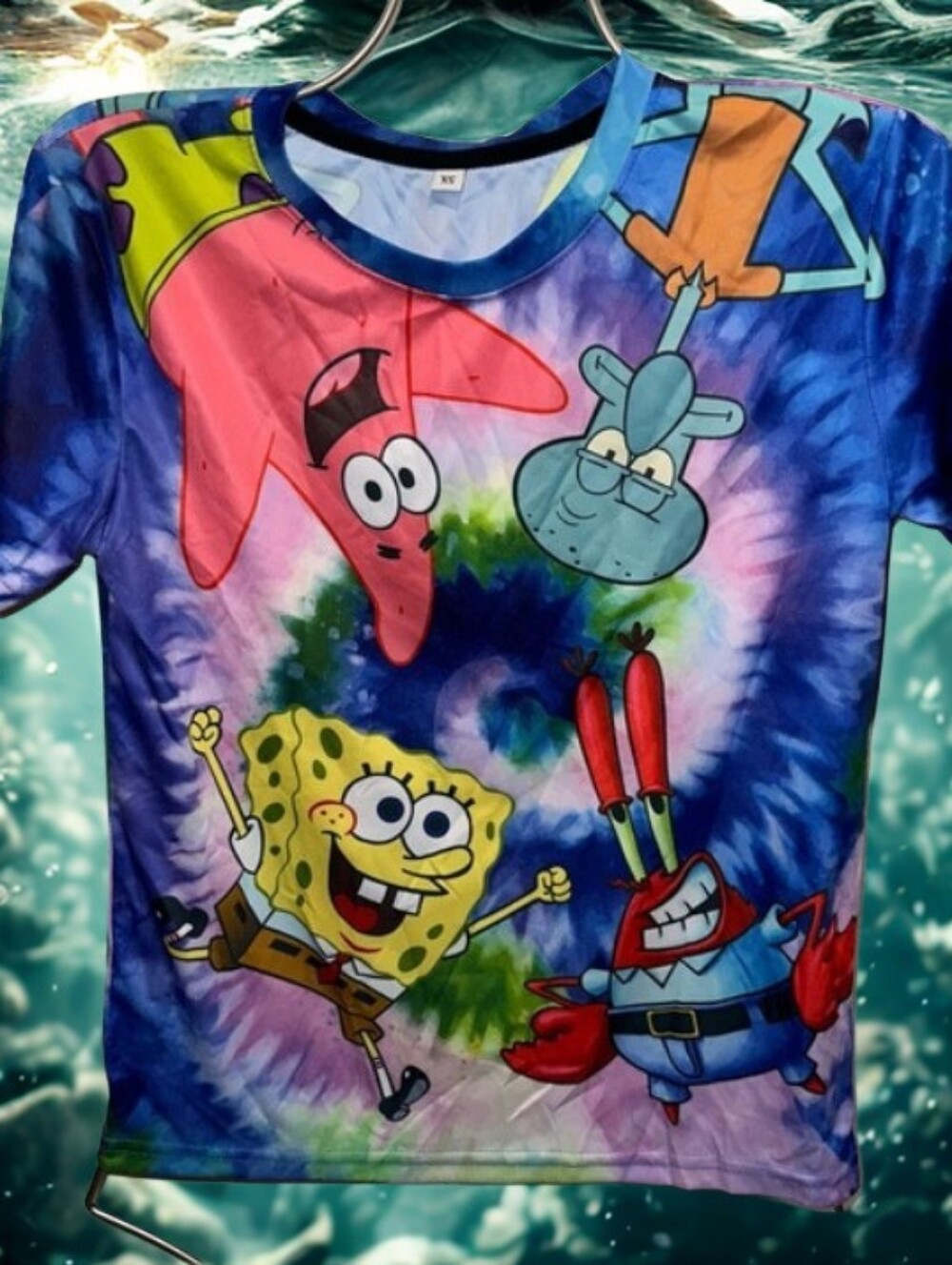 Boys SpongeBob SquarePants T-Shirt Sz XS